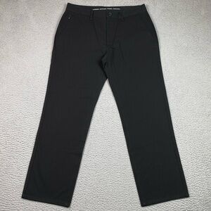 NEW True Classic Chino Pants Men's Size 33 x 30 Black Performance Stretch Cotton